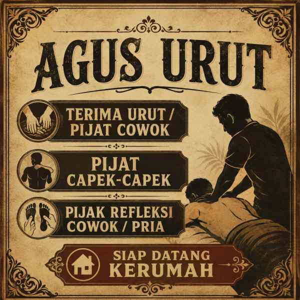 Tukang Urut Pijat Pria Cowok